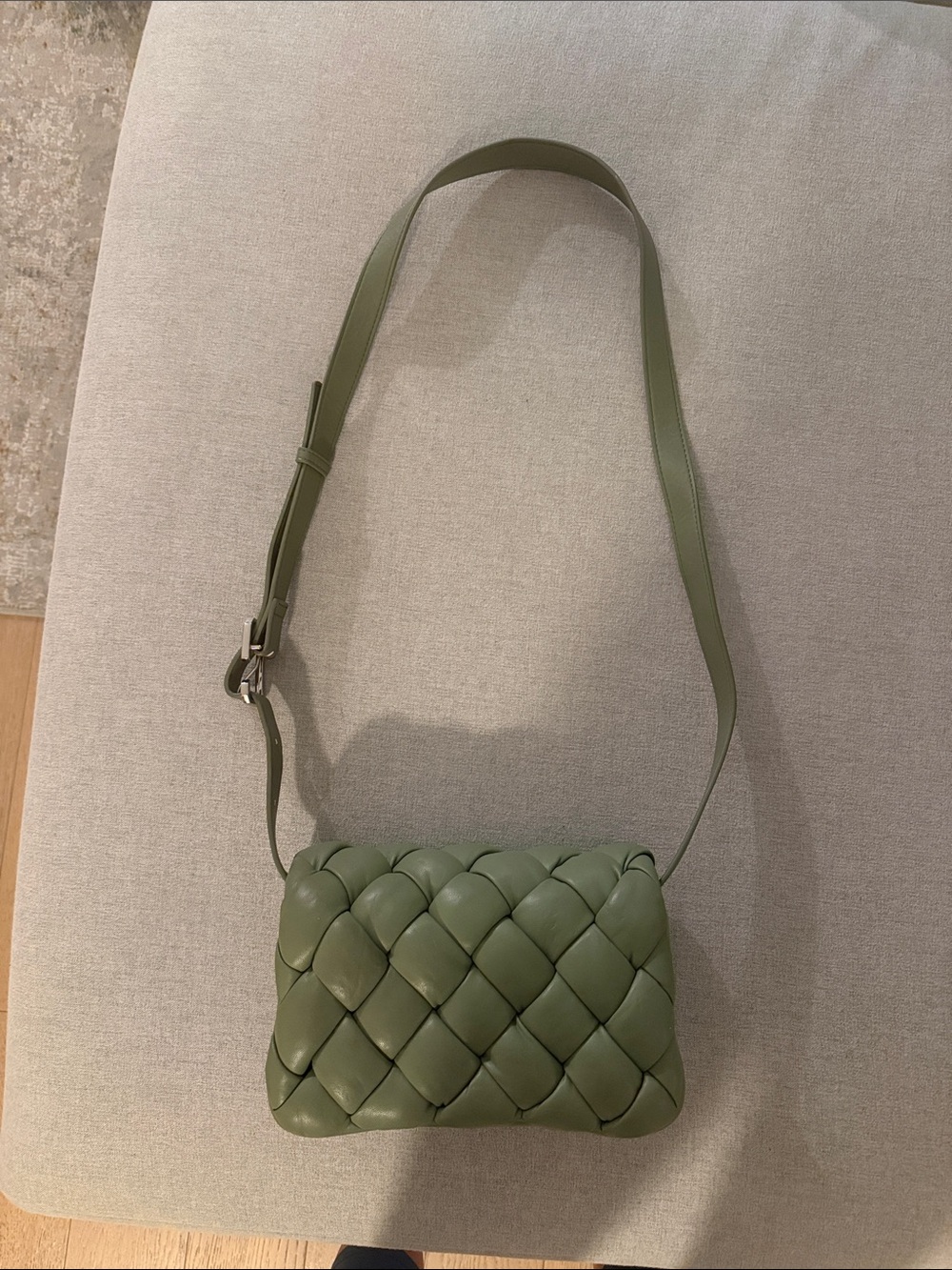 JW Pei Woven Leather Crossbody Bag
